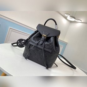 LV Модель M45205 Черный Большой рюкзак Изготовлен из мягкой теля