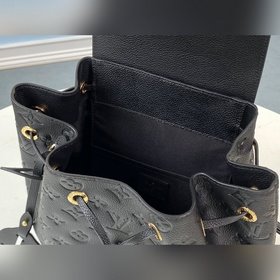 LV Модель M45205 Черный Большой рюкзак Изготовлен из мягкой теля