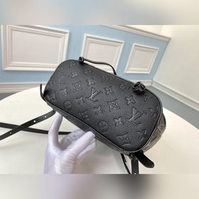 LV Модель M45205 Черный Большой рюкзак Изготовлен из мягкой теля