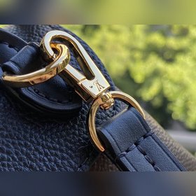 LV Модель M45516 Черный мини-рюкзак Montsouris BB Классическая су