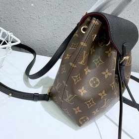 LV Модель M45516 Черный мини-рюкзак Montsouris BB Классическая су