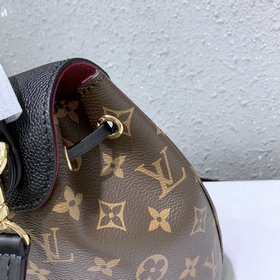 LV Модель M45516 Черный мини-рюкзак Montsouris BB Классическая су