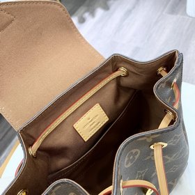 LV Артикул： M45502 Мини-рюкзак Montsouris BB натурального цвета 
