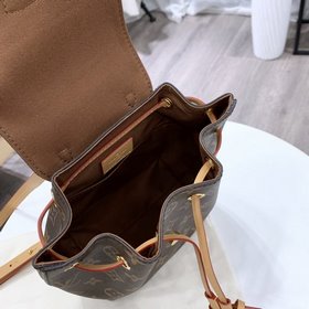 LV Артикул： M45502 Мини-рюкзак Montsouris BB натурального цвета 