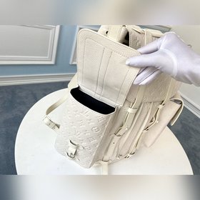 LV Модель M53286 Бежевый CHRISTOPHER Большой рюкзак Эта большая с