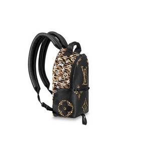 LV Monogram с покрытием из парусины Рюкзак с двойными плечевыми 