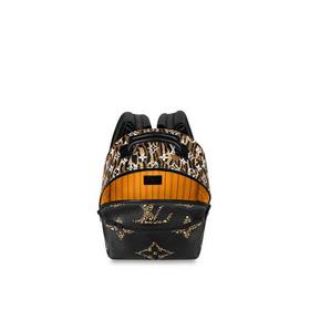 LV Monogram с покрытием из парусины Рюкзак с двойными плечевыми 
