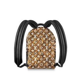 LV Monogram с покрытием из парусины Рюкзак с двойными плечевыми 
