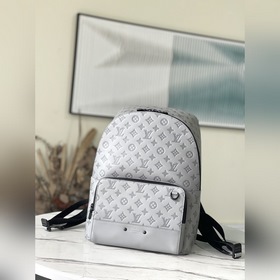 LV Артикул： M46105 Рюкзак с кожаными деталями подчеркивает инди