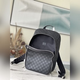 LV Модель： N45287 Рюкзак из кожи первого слоя С кожаным тиснение