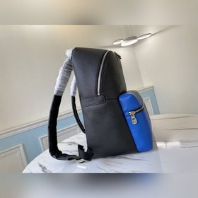 LV Модель： M30735 Черный синим Discovery Маленькая сумка через п