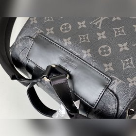 LV Модель N41379 Черный с цветочным узором Christopher Маленькая
