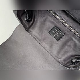 LV Модель N41379 Черный с цветочным узором Christopher Маленькая