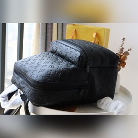 LV Модель M44727 Sprinter Рюкзак Мягкая кожа Monogram Shadow с ле