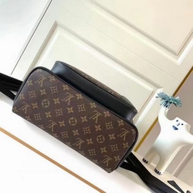 LV Модель： M45335 Свежие линии лаконичный стиль. Рюкзак с двойны