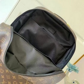 LV Модель： M45335 Свежие линии лаконичный стиль. Рюкзак с двойны