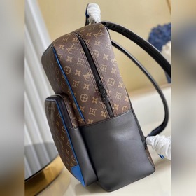 LV Модель： M45335 Старый цветок/синий Рюкзак Dean Спортивный сти