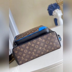 LV Модель： M45335 Старый цветок/синий Рюкзак Dean Спортивный сти