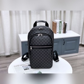 Модель LV： N58024  Рюкзак Michael изготовлен из ткани Damier Gra