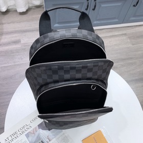 Модель LV： N58024  Рюкзак Michael изготовлен из ткани Damier Gra