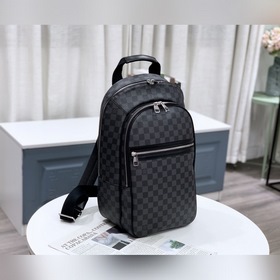 Модель LV： N58024  Рюкзак Michael изготовлен из ткани Damier Gra