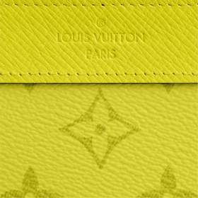 LV  Taga из кожи быка и полотна с покрытием Monogram Bahia Кожан