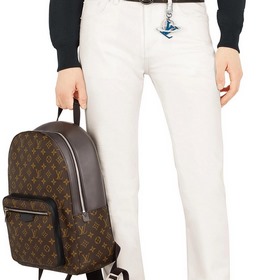 LV Monogram Macassar с покрытием из парусины Натуральная кожа на