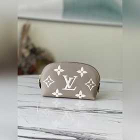 LV Артикул： M45951 Серия косметичек с шелкографией в цвете абрик