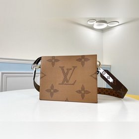 LV Модель M67692 Кофейный (реконструированная сумка) Косметичка и