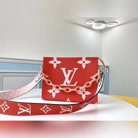 LV Модель M67692 Red Flower (реконструированная сумка) Косметичка