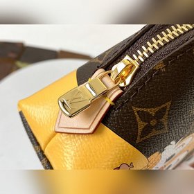 LV Модель M47515 Косметичка с шелкографией с изображением бурунду