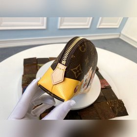 LV Модель M47515 Косметичка с шелкографией с изображением бурунду