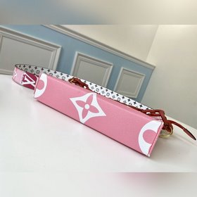 LV Модель M68137 Красная сумка с золотой застежкой и цепочкой TO
