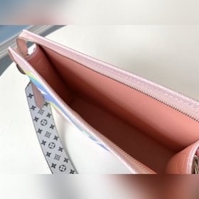 LV Модель M68138 Серебряная застежка с радужной цепочкой TOILET 