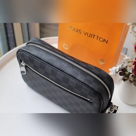 LV KASAI Ручная сумка Модель N41663 Просторное отделение на молн