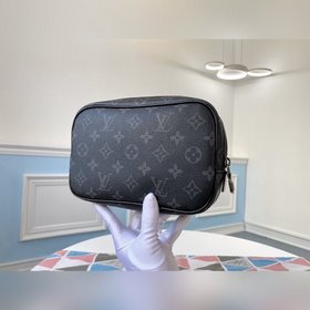 LV Модель M47522 Черный с цветочным узором, маленькая сумка для т