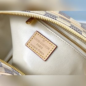 LV Модель M47527 Белая сумка для туалетных принадлежностей Эта б