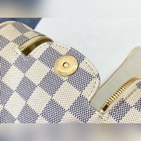 LV Модель M47527 Белая сумка для туалетных принадлежностей Эта б
