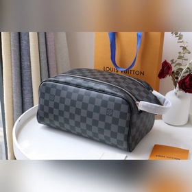 LV DOPP Туалетная сумка Модель： N40127 Black Туалетная сумка Dop
