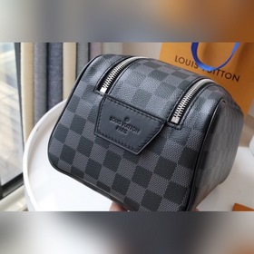 LV DOPP Туалетная сумка Модель： N40127 Black Туалетная сумка Dop