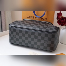 LV Модель： N47625 Black Туалетная сумка Эта косметичка изготовлен