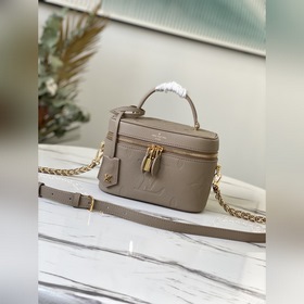 LV Модель M45608 Маленькая сумка Vanity Сумка с тисненым узором