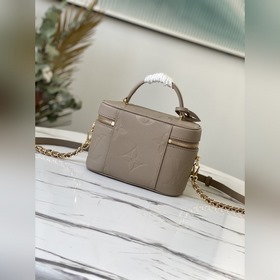 LV Модель M45608 Маленькая сумка Vanity Сумка с тисненым узором