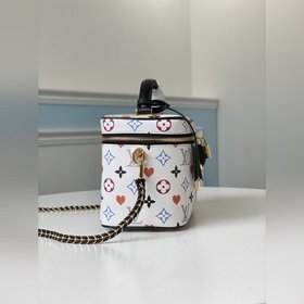 LV Модель M45163 Белая серия VANITY Средняя сумка  Косметичка N