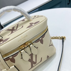 LV VANITY Маленькая сумка Артикул： M45599 Бежевый Косметичка Va