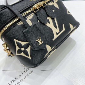 LV VANITY Маленькая сумка Артикул： M45780 Черный Косметичка Van