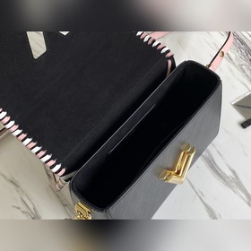 LV Артикул： M50283 Черная сумка Twist среднего размера Сумка с к