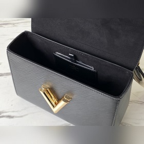 LV Артикул： M57505 Черный Средняя сумка Twist Новый облик благо