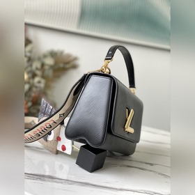 LV Артикул： M57505 Черный Средняя сумка Twist Новый облик благо