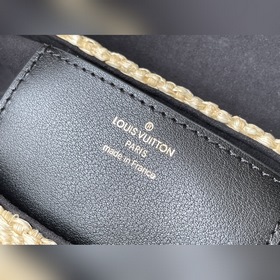 LV Модель： M57648 Черная плетеная сумка Twist среднего размера Л